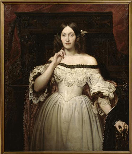 Portrait de Julie Mottez, peint par Victor Mottez, 1840